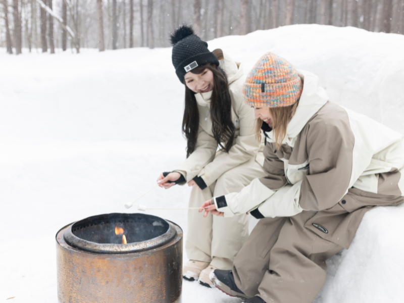 マシュマロ焼き