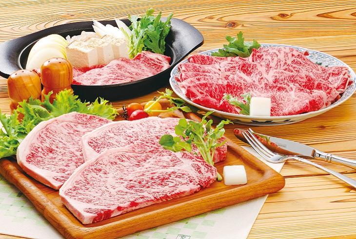 宮崎牛サーロインステーキ・すき焼きセット